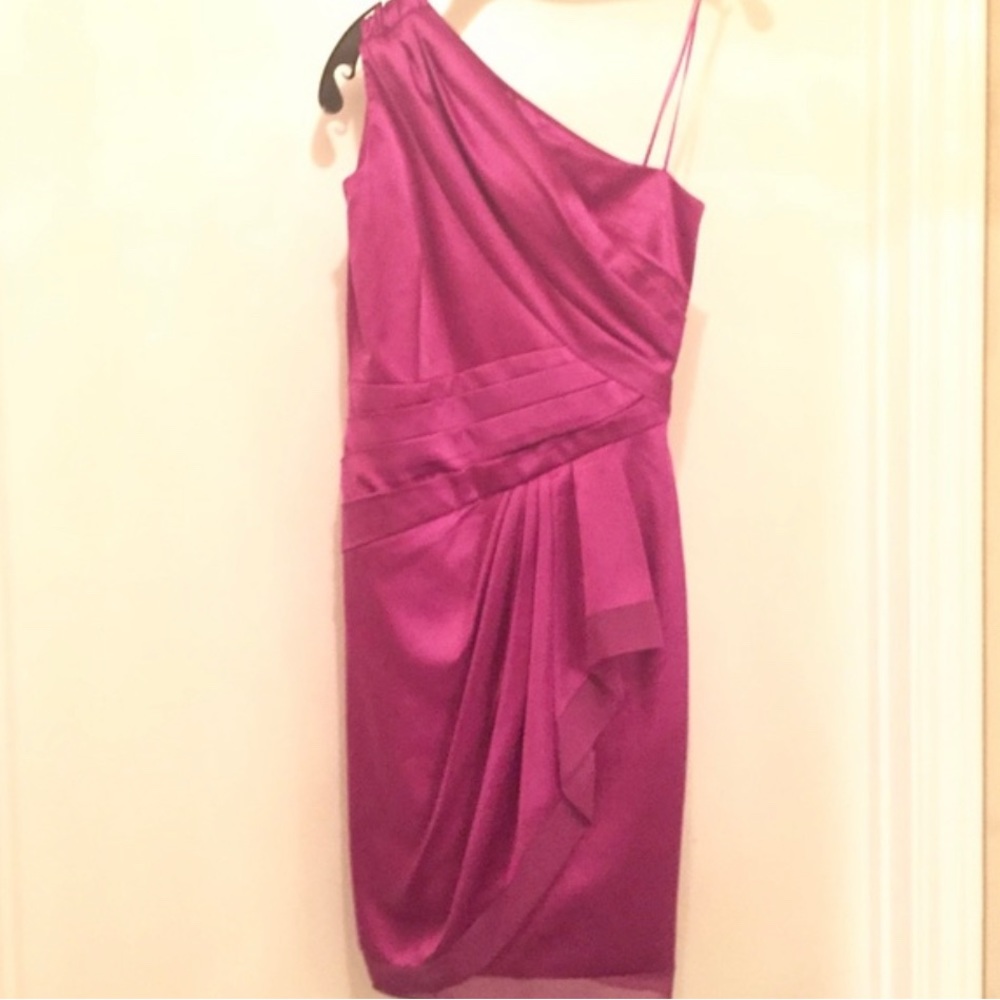 Vince Camuto One Shoulder Cocktail Dress Size 6